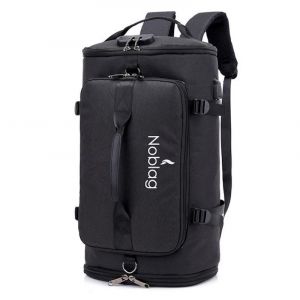 Noblag Luxury Large Travel Duffel Bags Backpack Shoe Compartment Weekender Black