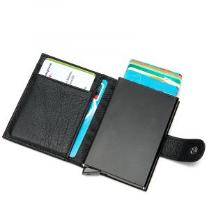 Noblag Luxury Slim Clip Wallet For Men & Women RFID Cowhide Leather