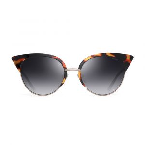Noblag Luxury Cat-Eye Sunglasses Havana Acetate Gradient Lenses