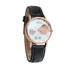 Noblag Mademoiselle Luxury  Gold Watch For Women Luminous White Dial 38mm