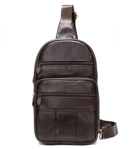 Noblag Luxury Best Men’s Leather Coffee Crossbody Messenger Shoulder Bag Sling Backpacks 
