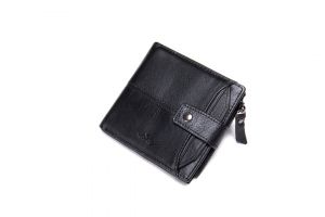 Noblag Luxury Men's RFID Blocking Wallets Genuine Leather Black