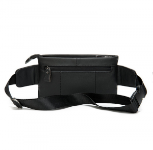 Noblag Luxury Large Black Sling Bag Fanny Pack Shoulder Crossbody Bag For Men 