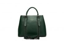 Noblag Luxury Top Layer Leather Tote Handbag For Women  Green