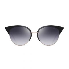Noblag Luxury Cat-Eye Sunglasses Acetate Black/Brown Gradient Lenses
