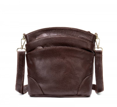 Noblag Luxury Women Leather Crossbody Shoulder Bag Coffee