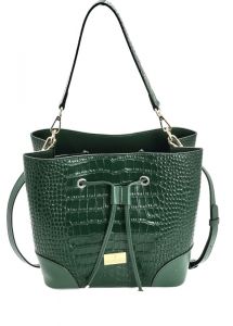 Lovitt Designer Leather Luxury Bucket Bags For Women De Noblag Green 