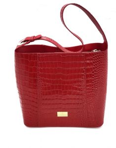 Lovitt Tote Bags For Women De Noblag Open Top Shoulder Bag Luxury Red Leather 