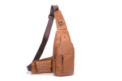 Jaqua Luxury Brown Sling bags Chest Bags De Noblag Fanny Pack For Men 