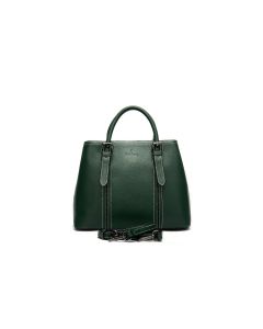 Noblag Luxury Top Layer Leather Tote Handbag For Women  Green
