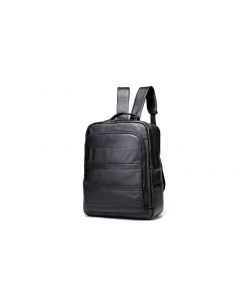 Noblag Luxury Genuine Leather Large Black Laptop Backpack Travel Bag Business 