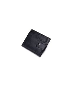 Noblag Luxury RFID Minimalist Genuine Leather Slim Wallet For Men Cards Black