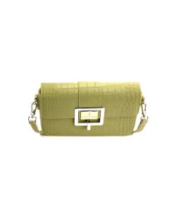 Noblag Luxury Women's Lovitt Best Crossbody Yellow genuine Leather Bags