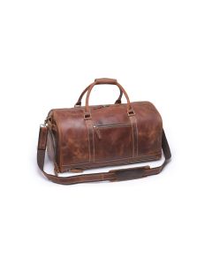 Noblag Advenzi Luxury Travel Leather Large Duffel Bags Weekender Shoe Pouch Waterproof Coffee For Men And Women