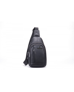 Noblag Diele Black Men's Crossbody Shoulder Bags Genuine Leather Chest Bags
